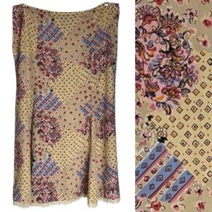 NWT SAGE HARBOR Multicolor Floral/Pattern A-Line Skirt Size Medium